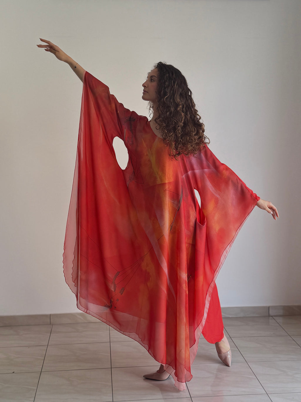 Caftano "Giorgitti" Doppiato – Collezione Emozionismo Riflessivo
