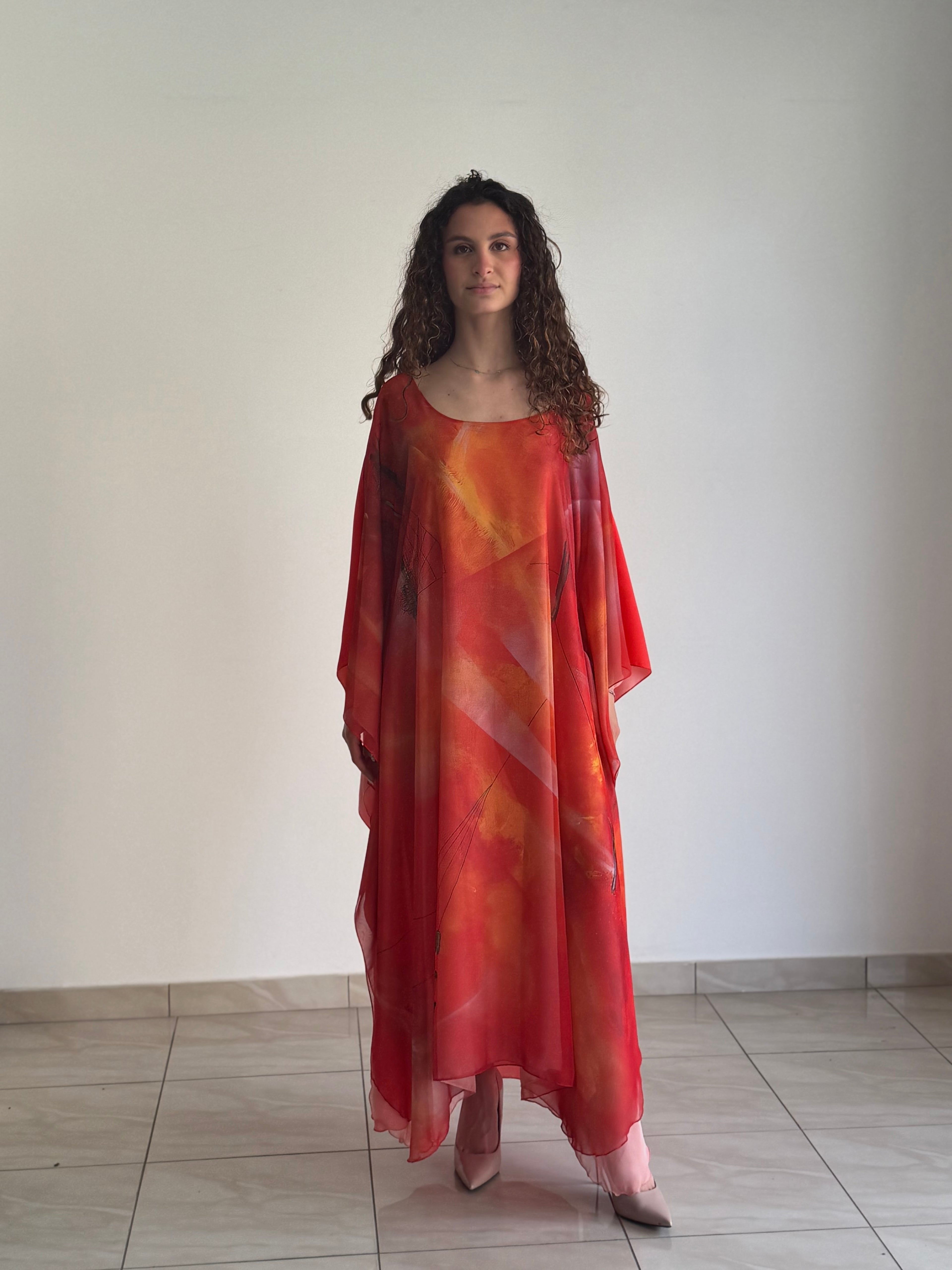 Caftano "Giorgitti" Doppiato – Collezione Emozionismo Riflessivo
